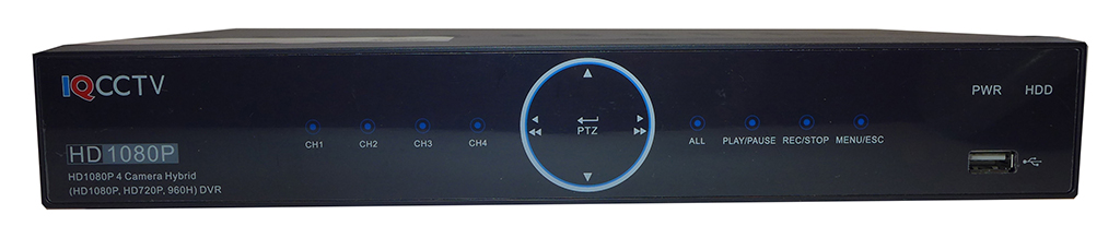IQ CCTV-DVR 4-Eingang