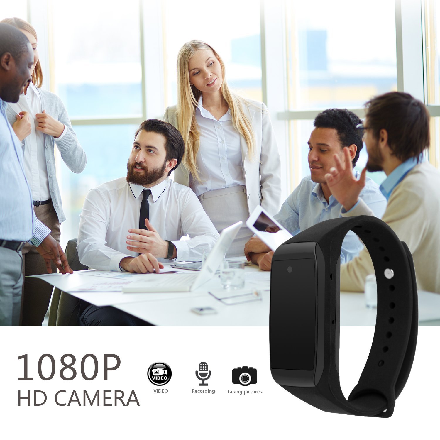 Armband mit voller HD-Kamera
