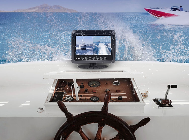 wasserdichter Monitor für Yacht oder Boote