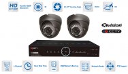 CCTV - 2x 1080P AHD-Kamera mit 40 Meter IR und DVR