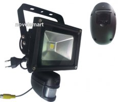 PIR-Kamera mit Lampe