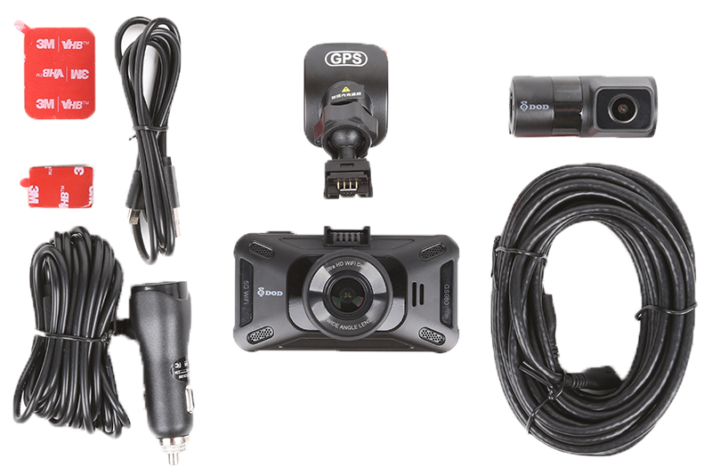 DOD Autokamera GS980D - Lieferumfang