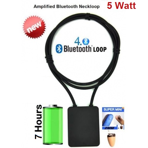 Spion Ohrhörer Bluetooth Halskette