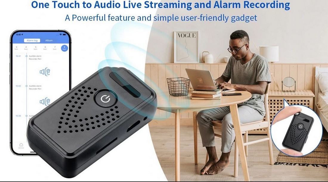 Mini-Spionage-Abhörgerät Audiorecorder