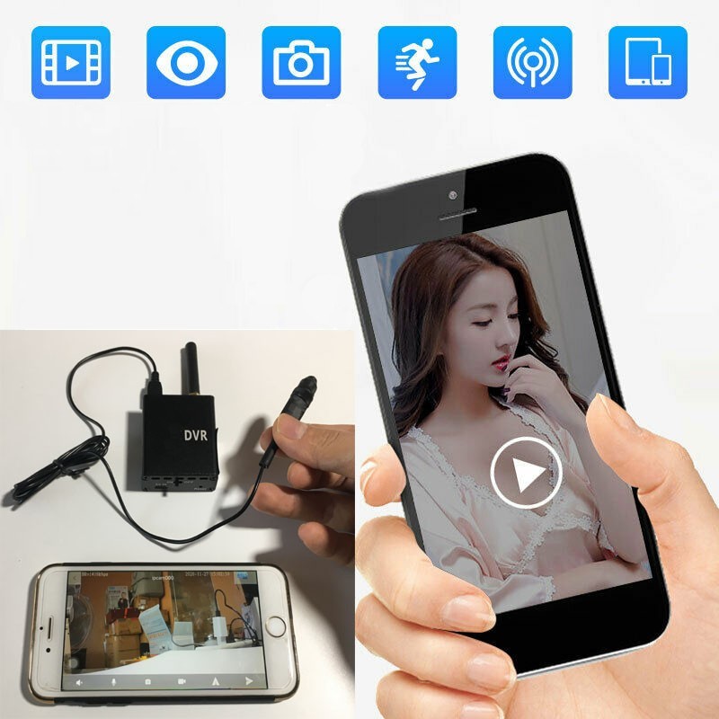 Mini-Full-HD-Lochkameraüberwachung per Mobiltelefon