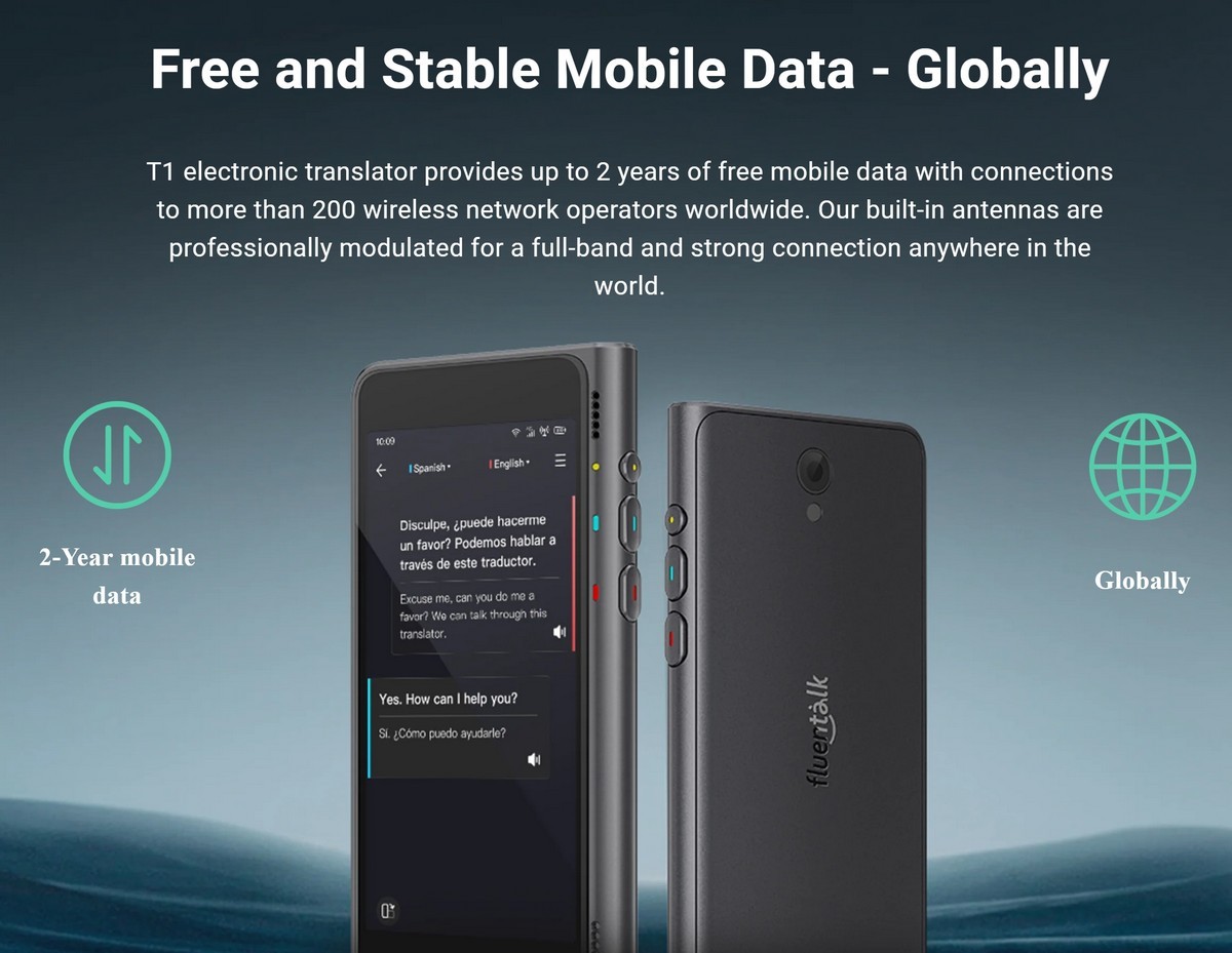 Übersetzer – kostenlose und stabile mobile Daten – weltweit