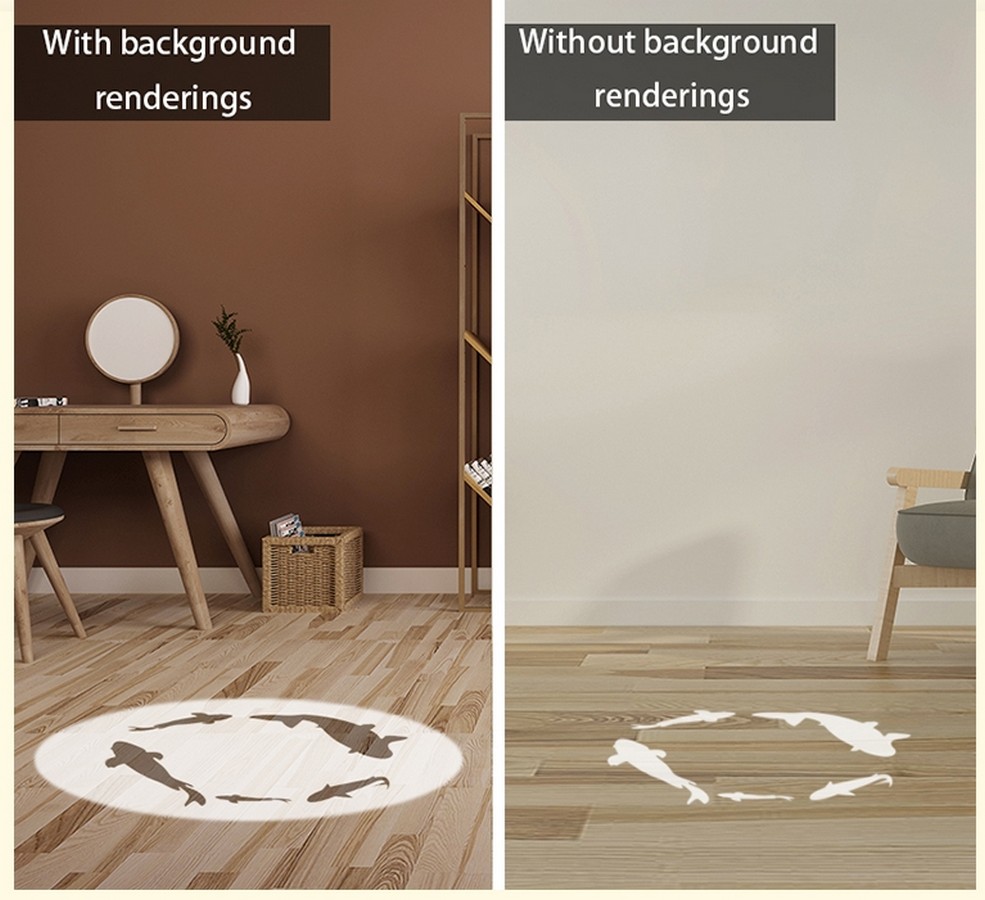 Gobo - Projektion Ihres Logos auf Wand und Boden