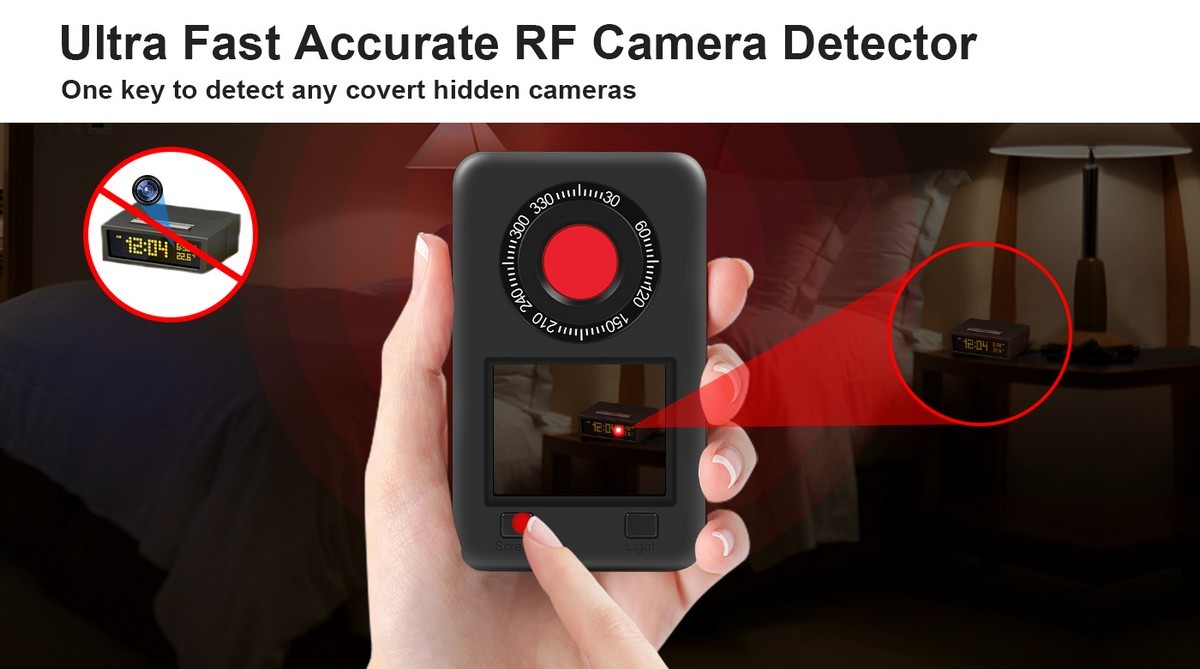 Kameradetektor - professionelle Erkennung von versteckten Kameras