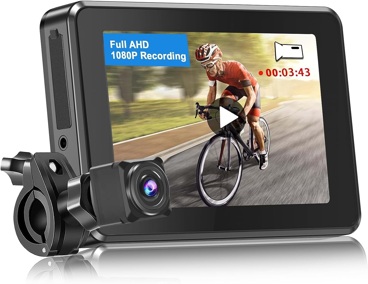 Kamera mit Aufnahme – für Motorrad oder Fahrrad
