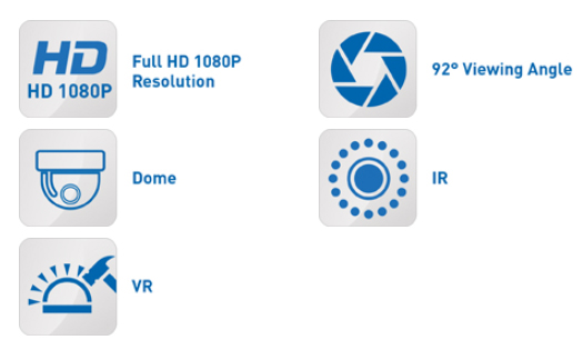 Spezifikationen XHC 1080P Kamera