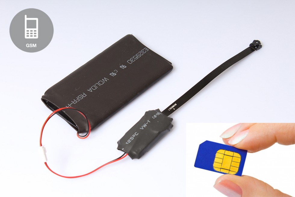 Gsm Spion Pinhole Kamera auf sim und SD Karte