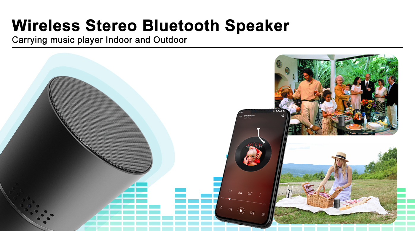 Bluetooth-Lautsprecher mit eingebauter Kamera
