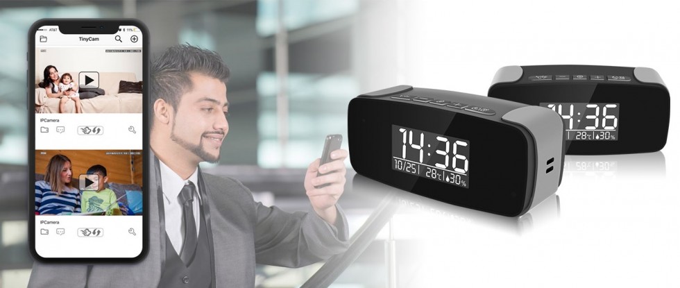 digitaler Alarm mit HD-Kamera