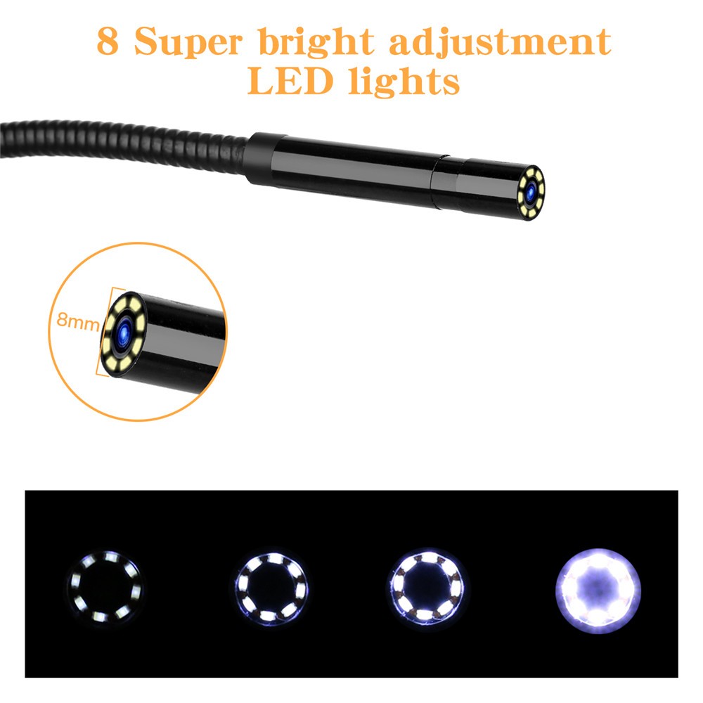 endoskopische Kamera mit LED-Lichtern