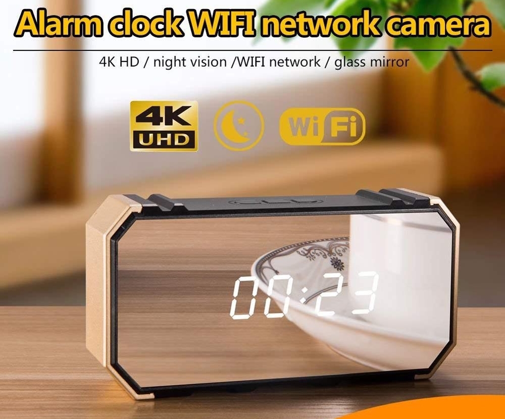 4K WiFi Kamera im Wecker