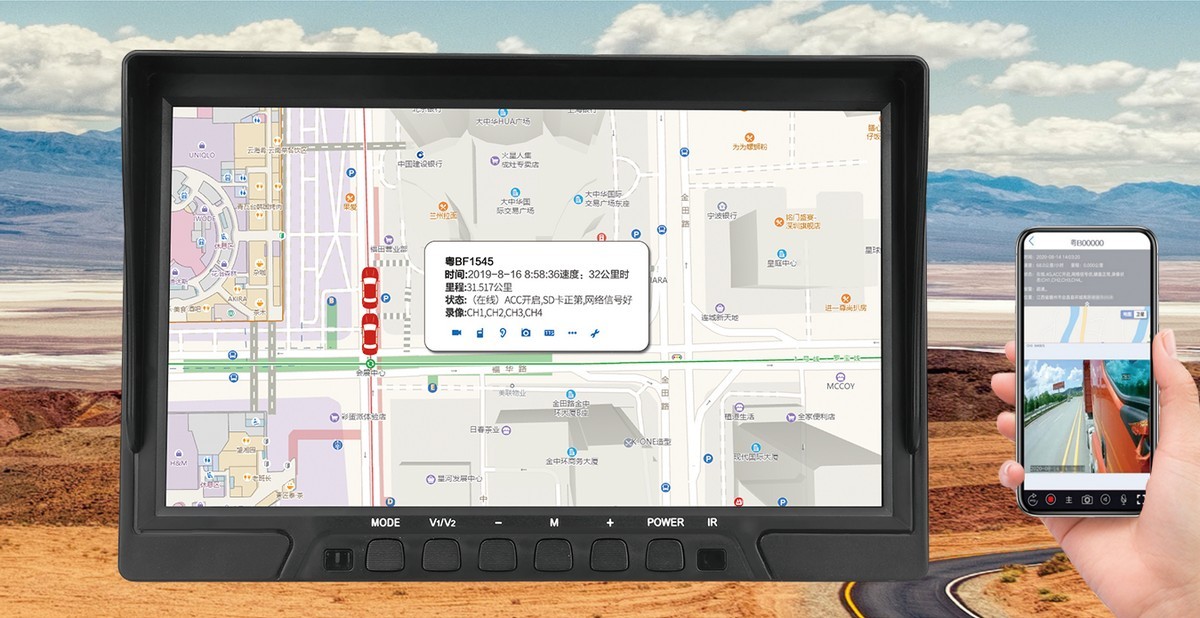 4g WiFi Auto Monitor GPS