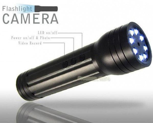 Taschenlampe mit Kamera - 8x High Power LED