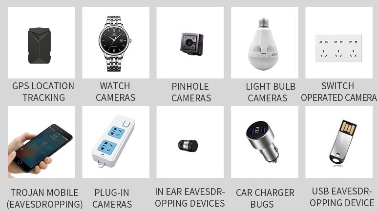 Detektor für Kameras und Wanzen, WLAN und GPS-Geräte