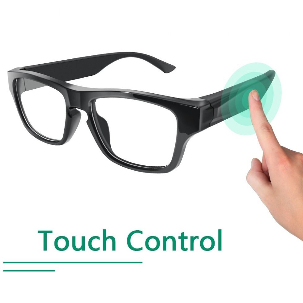 Spionage-Touch-Brille mit versteckter Kamera