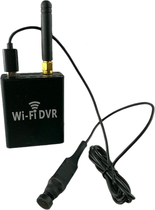 Fisheye-Weitwinkel-Lochkamera 130°-Winkel mit FULL HD und Mikrofon + WiFi-DVR-Modul