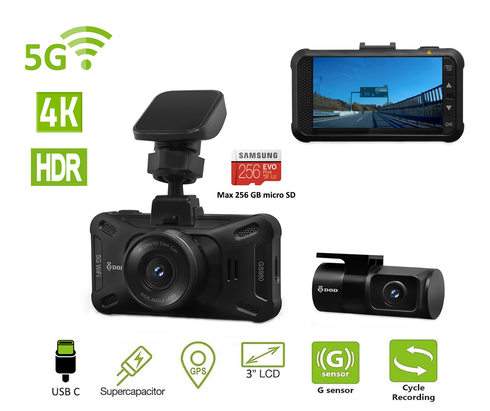 Die beste 4k 5G Autokamera mit GPS